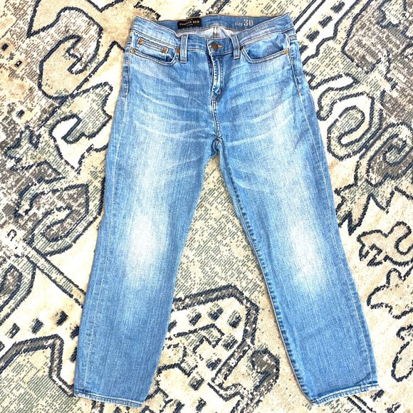 J. Crew Reid light wash cropped jeans size 30 EUC - Picture 2 of 7